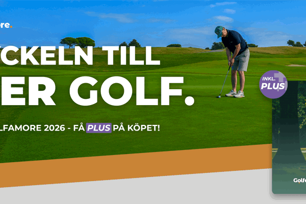 Just nu! Golfamore PLUS på köpet (spara 200 kr). ⛳️ 